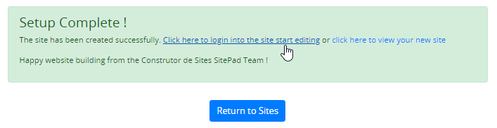 Personalizar Site SitePad - DirectAdmin